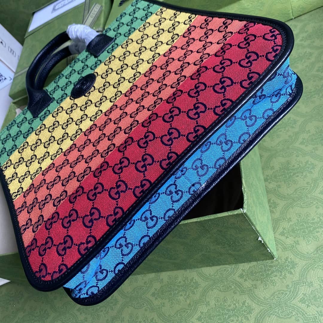 Gvc*1 GG Marmont Multicolor Tote Replica 550763