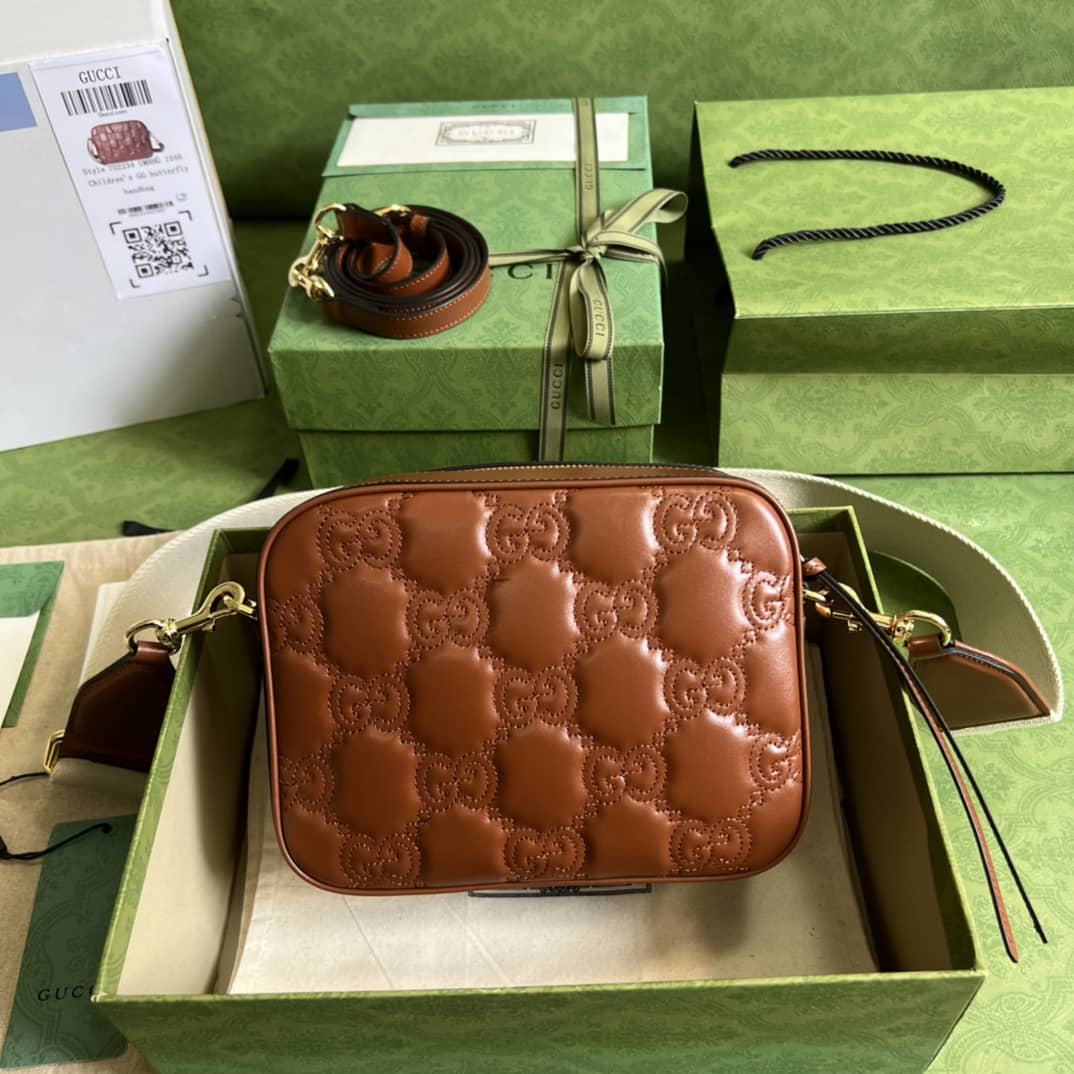 Gvc*1 GG Matelassé Leather Shoulder Crossbody Handbag 702234 Replica