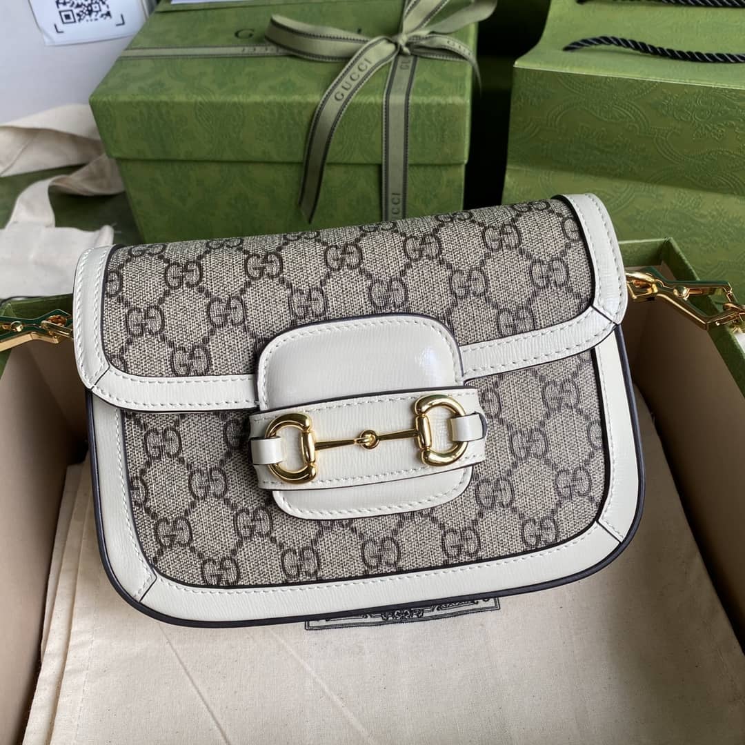 Gvc*1 1955 Horsebit Svp*me GG Canvas Mini Shoulder Bag Replica 658574