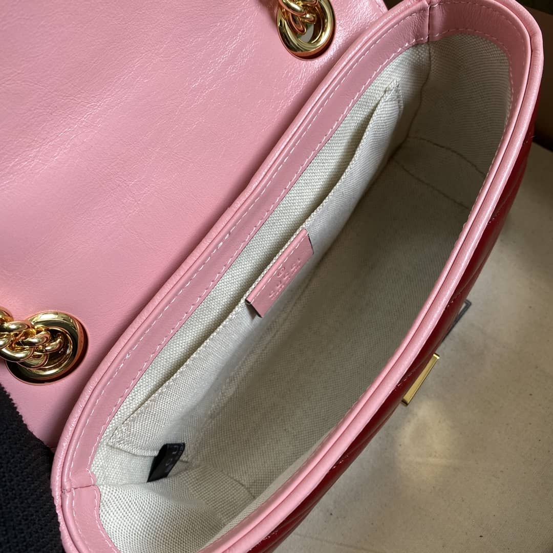 Gvc*1 Marmont GG Matelasse Leather Mini Shoulder Bag Replica 446744