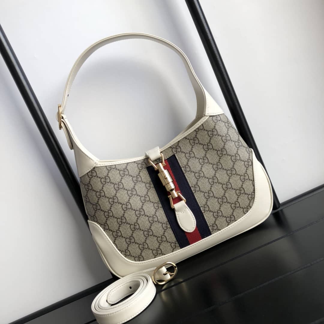Gvc*1 GG Jackie 1961 Mini Shoulder Bag Replica Gray 637092