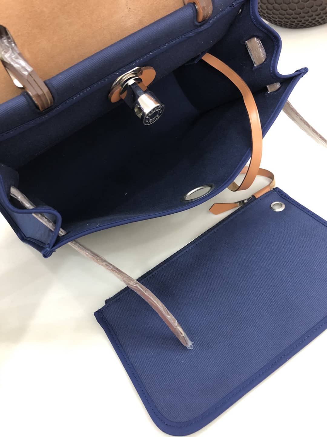 H**me5 Bag Replica 31 Canvas Leather HerBag
