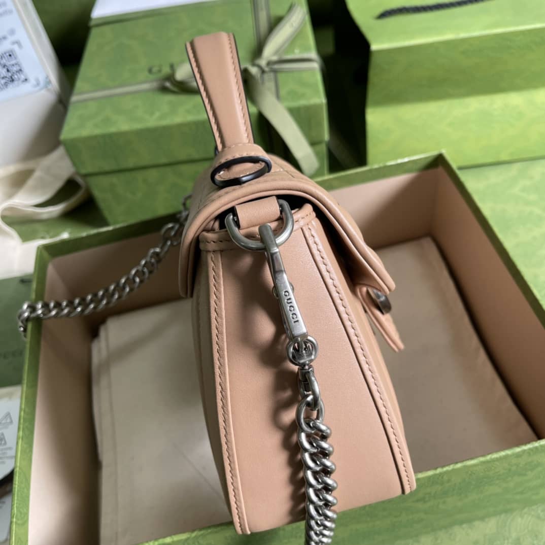 Gvc*1 Marmont GG Mini Top Handle Bag Replica 583571