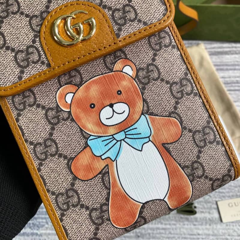 Gvc*1 Teddy Bear Mobile Phone Bag Replica 647805
