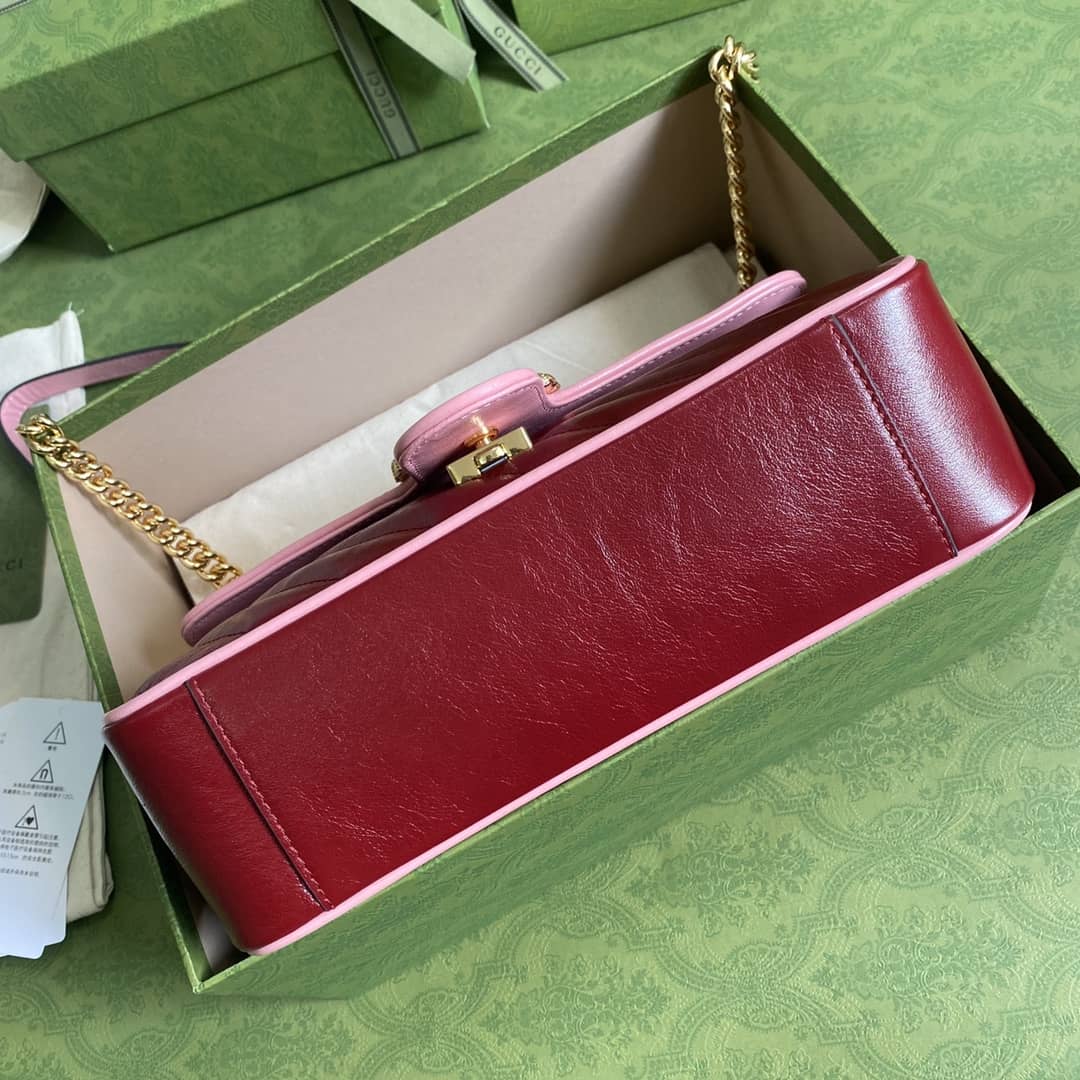 Gvc*1 Marmont GG Small matelassé Shoulder Bag Replica 443497