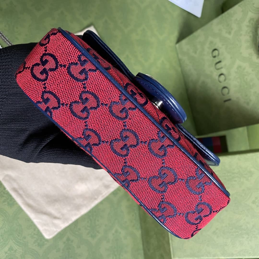 Gvc*1 GG Marmont Matelassé Mini Crossbody Bag Replica 476433