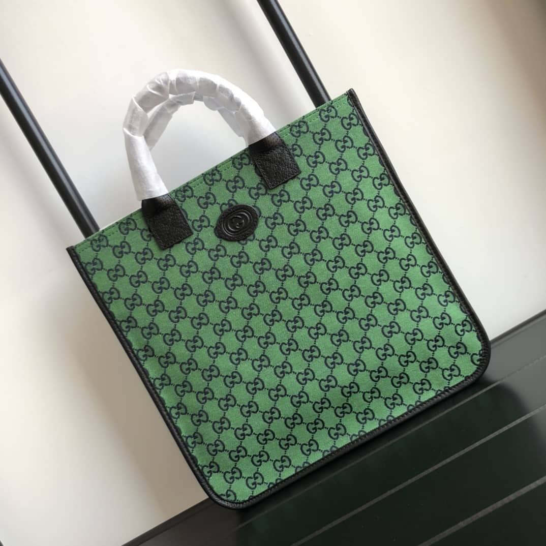 Gvc*1 GG Multicolor Kids Girl Tote Replica Green 550763