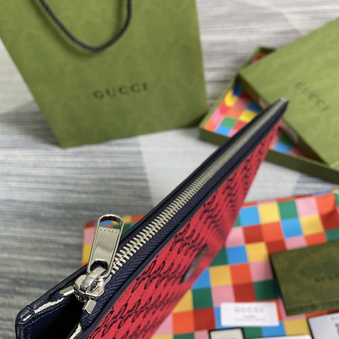 Gvc*1 Purse Dupes Multicolor Canvas GG Pouch657581