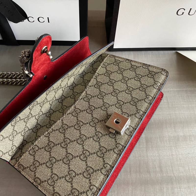 Gvc*1 GG Dionysus Small Shoulder Bag Replica Red 499623