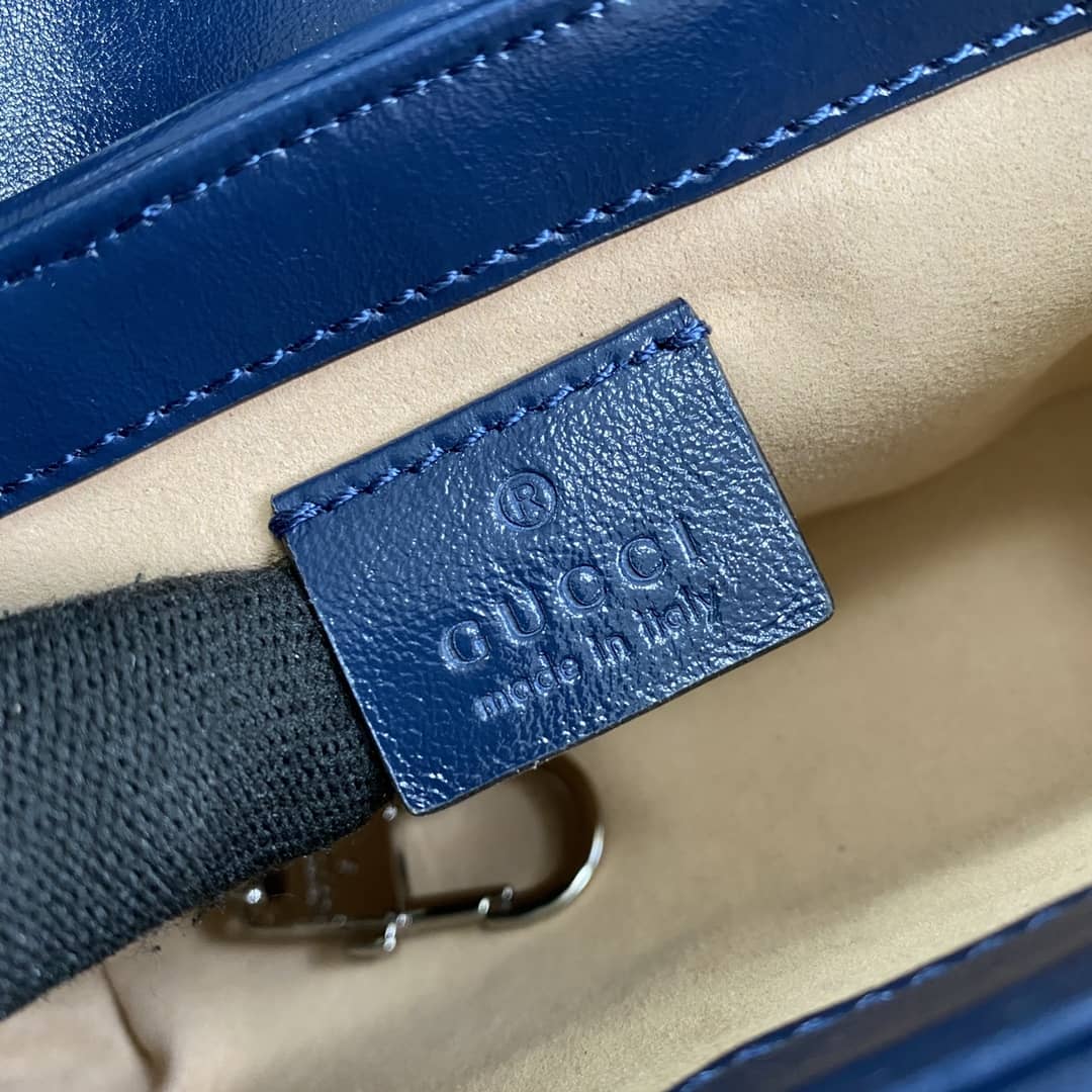 Gvc*1 GG Marmont Matelassé Mini Crossbody Bag Replica 476433