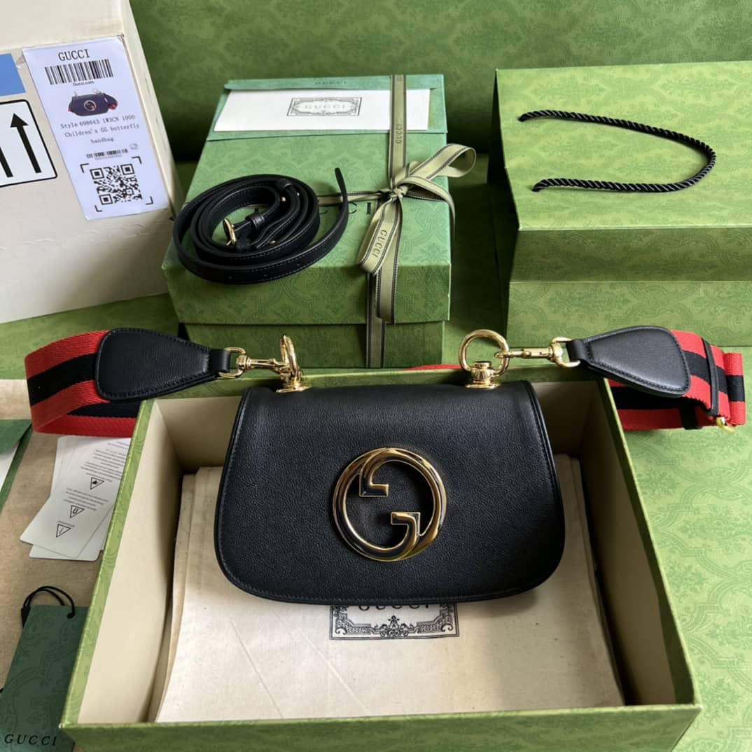 Gvc*1 Blondie Mini Bag Black 698643 Replica Crossbody Bag