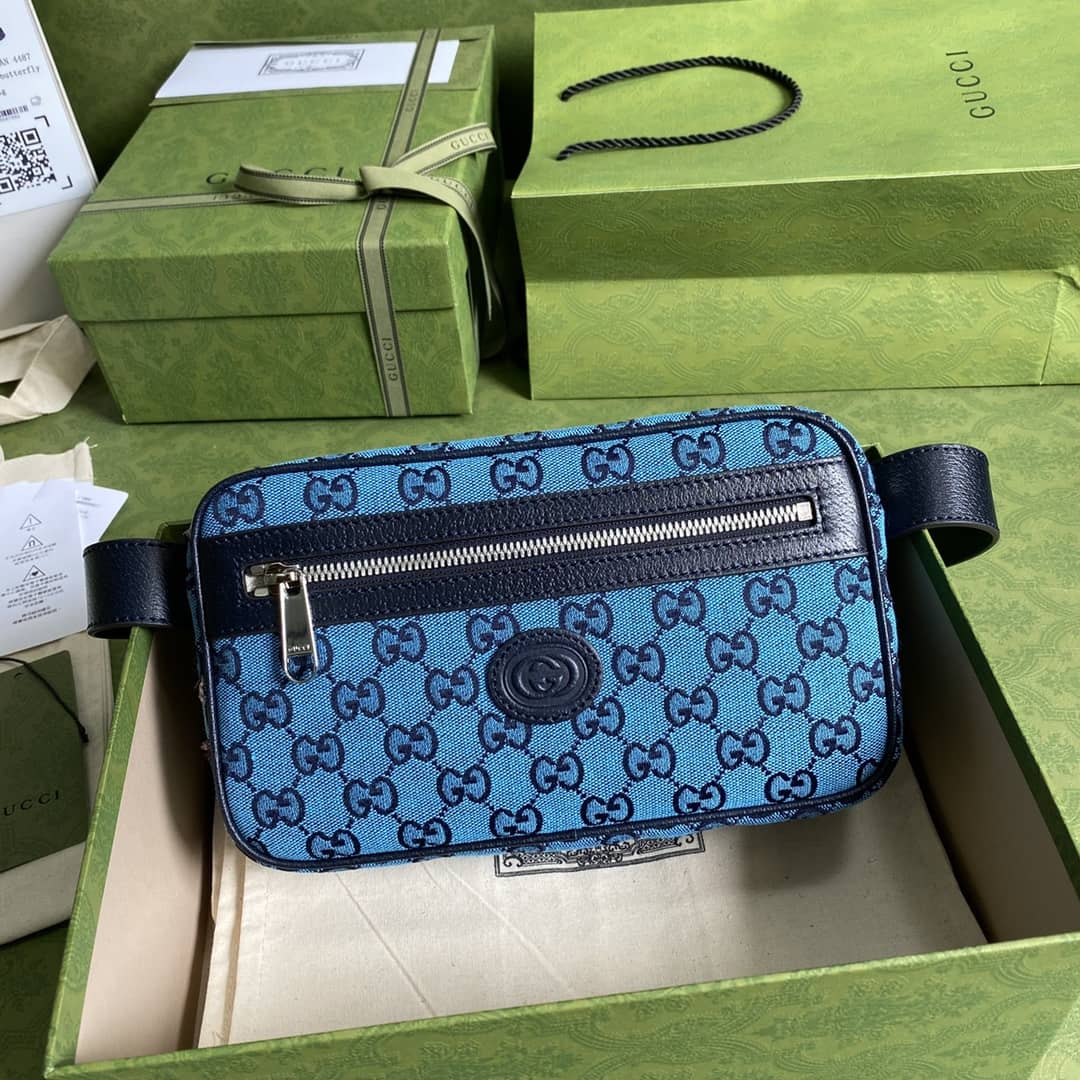 Gvc*1 GG Multicolor Belt Bag Replica 658657