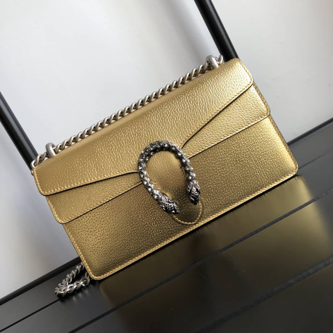 Gvc*1 GG Dionysus Small Shoulder Bag Replica Yellow 499623