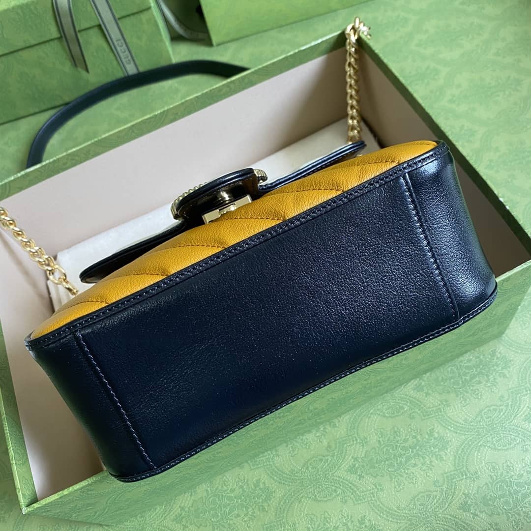Gvc*1 Marmont GG Mini Top Handle Bag Replica 583571