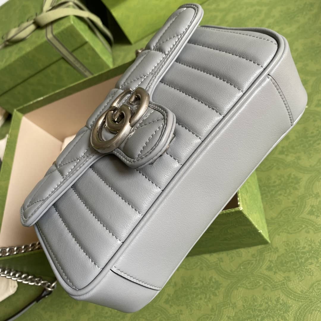 Gvc*1 Marmont GG Matelasse Leather Mini Shoulder Bag Replica 446744