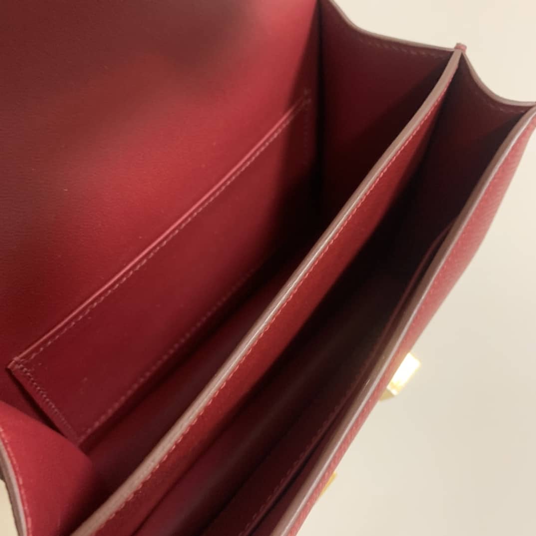 H**me5 Replica Constance Bag 18CM Epsom Leather