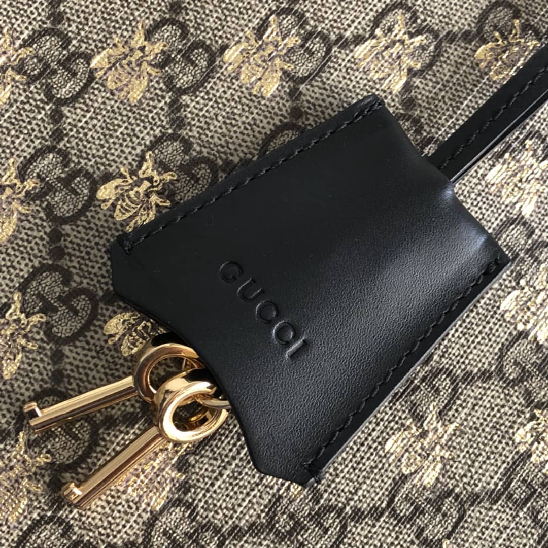 Gvc*1 Padlock Medium GG Svp*me Shoulder Bag Replica Brown 479197