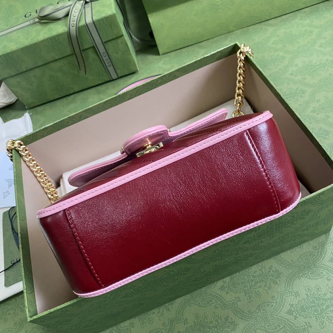 Gvc*1 Marmont GG Mini Top Handle Bag Replica 583571