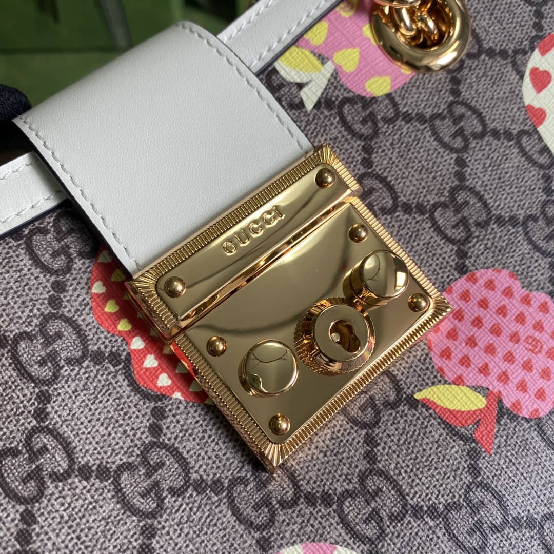 Gvc*1 Padlock Small Berry Tote Replica 498156