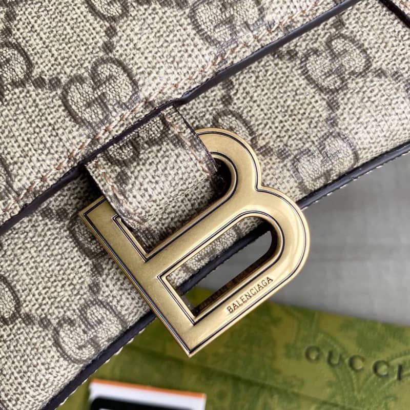 Gvc*1 Bag Dupes x Ba1en*iaga Small Hourglass Bag Replica 593546