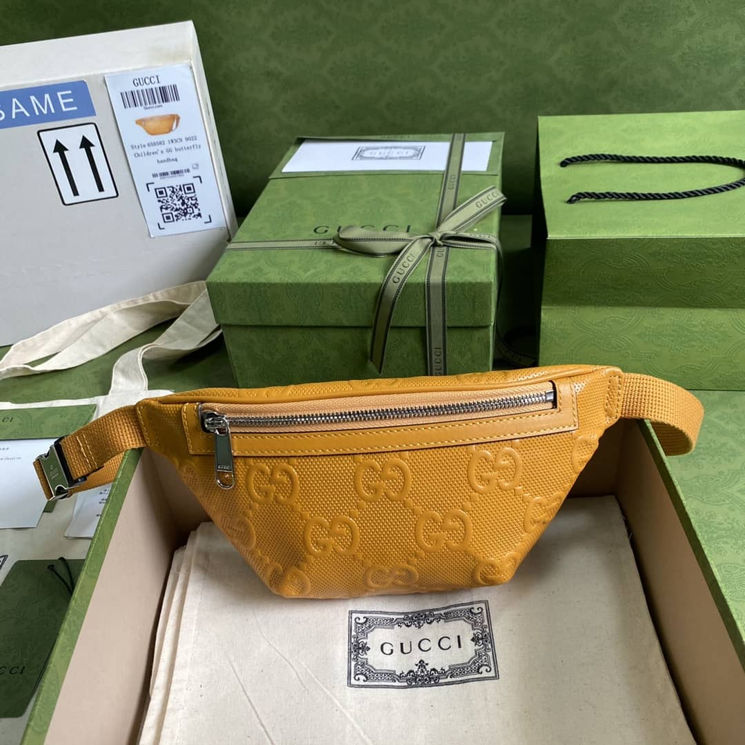 Gvc*1 GG Embossed Belt Bag Replica 658582