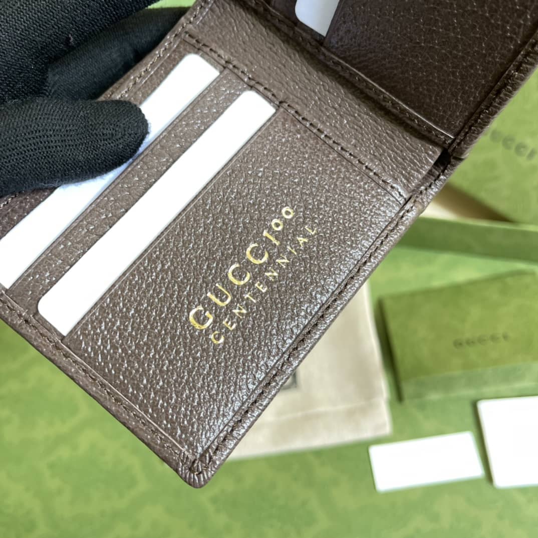 Gvc*1 100 Wallet Brown Replica 676238