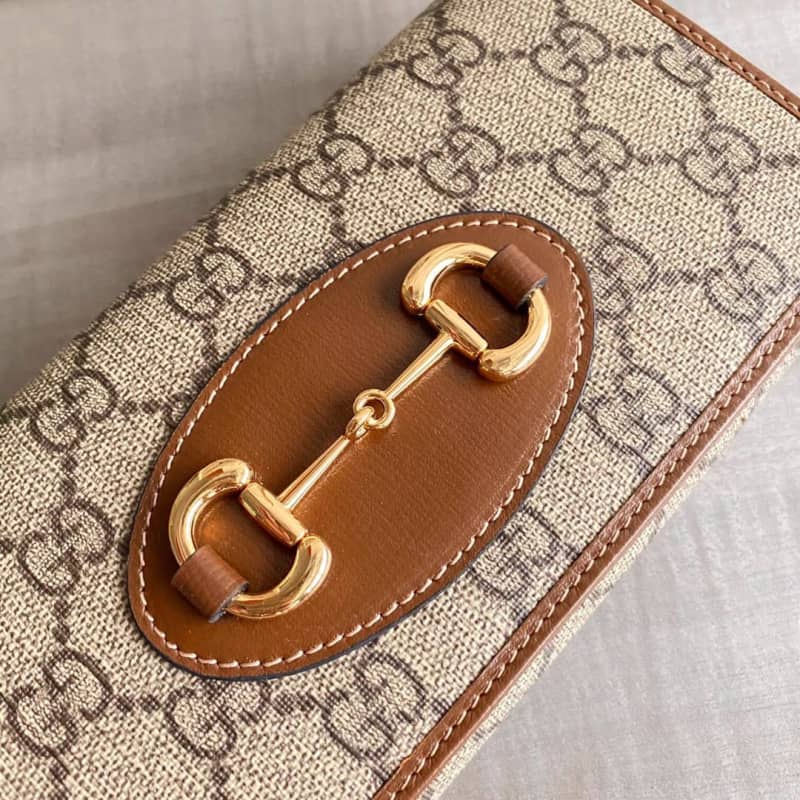 Gvc*1 Horsebit 1955 Zip Around Wallet With Chain Replica 621888