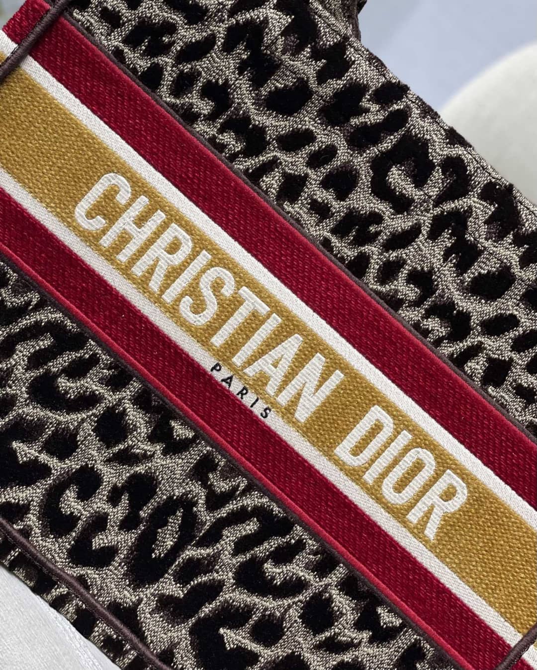 Chr1st1an D10r CD Book Embroidery Replica Tote