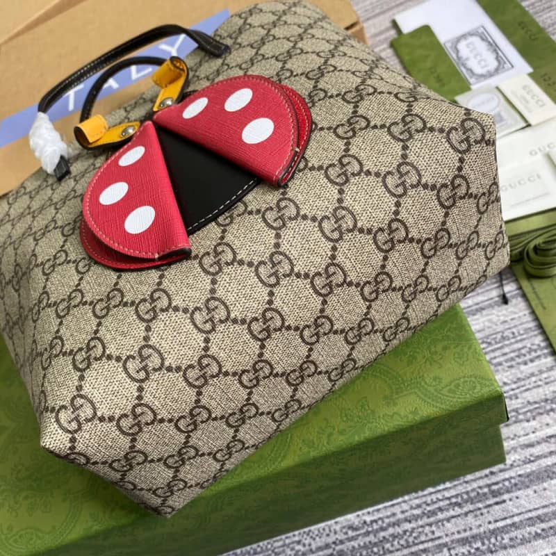 Gvc*1 Ladybug Tote Replica Bag Brown 666288