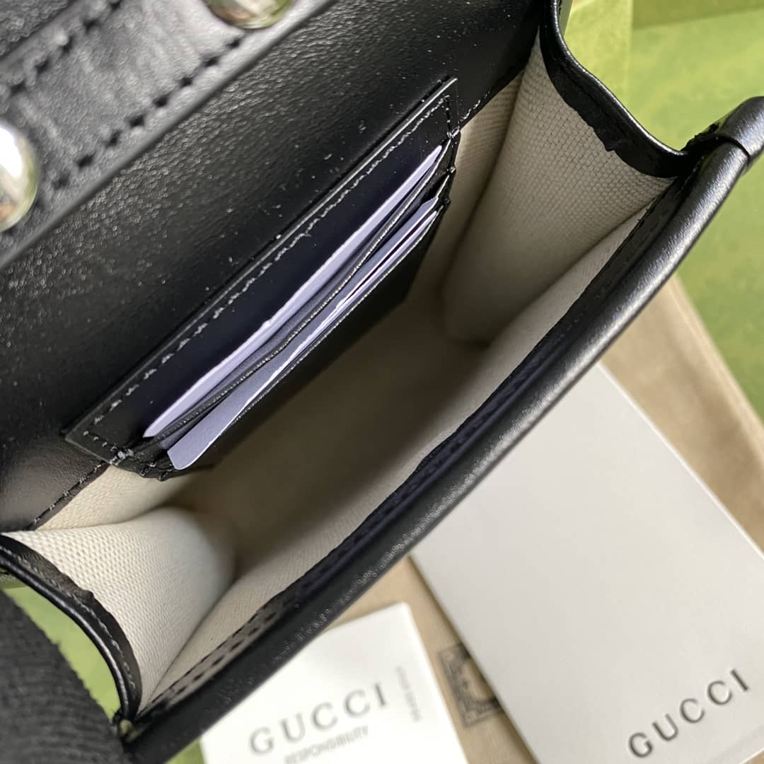 Gvc*1 GG Embossed Mini Phone Bag Replica 625571