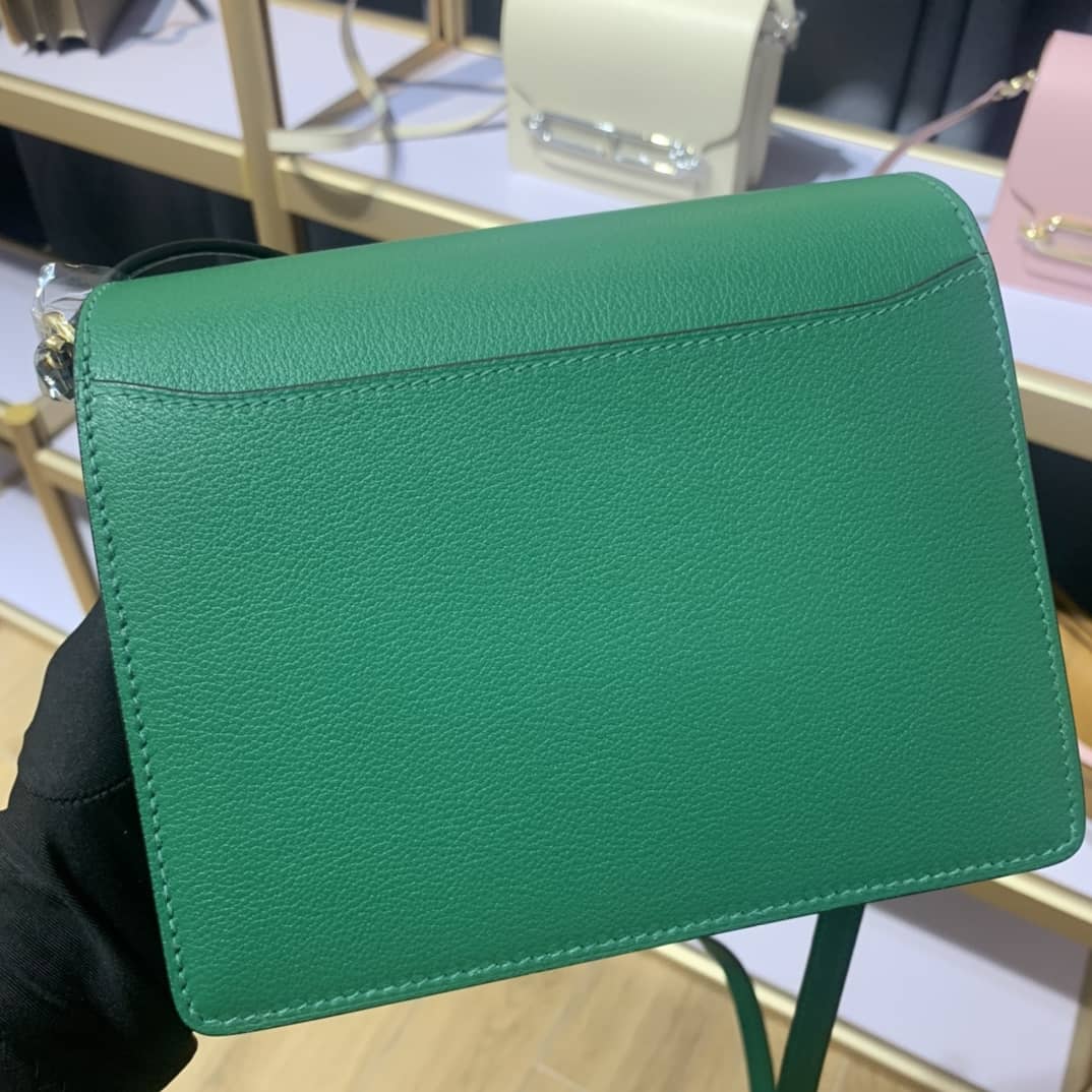 H**me5 Roulis Mini Sac Evercolor Calfskin Leather Crossbody Bag