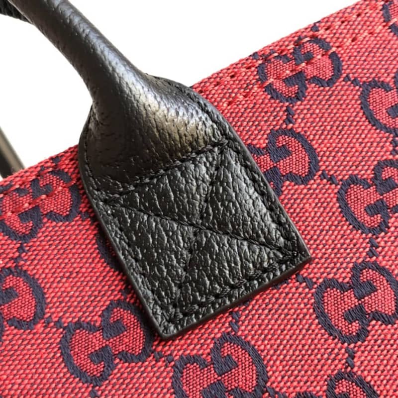 Gvc*1 GG Multicolor Kids Girl Tote Replica Red 550763