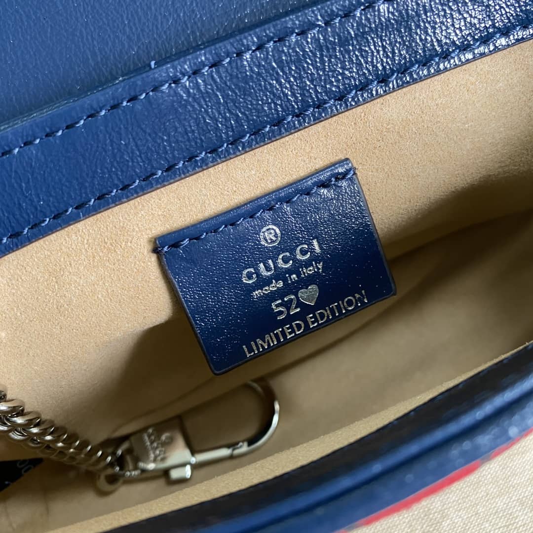 Gvc*1 GG Marmont Matelassé Mini Crossbody Bag Replica 476433