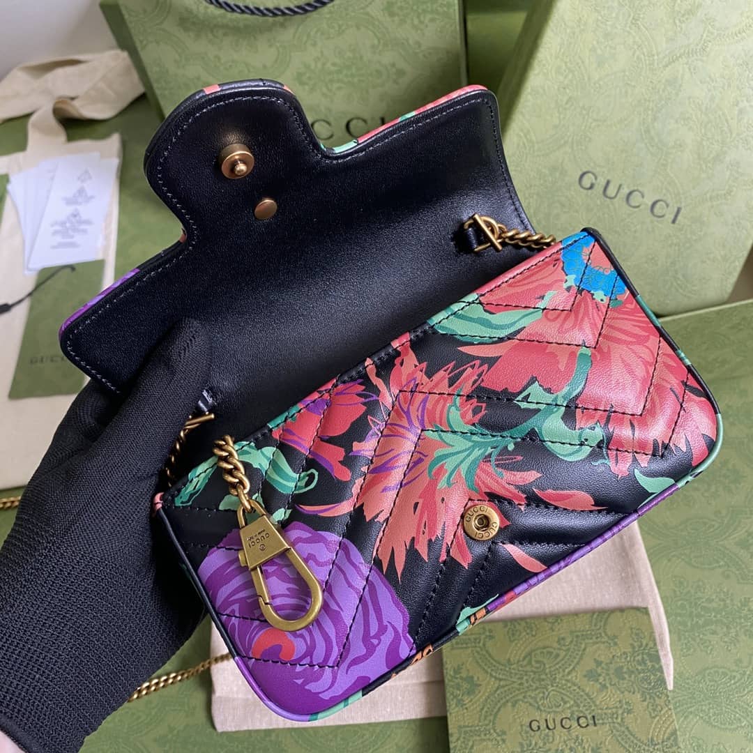 Gvc*1 GG Marmont Matelassé Mini Crossbody Bag Replica 476433