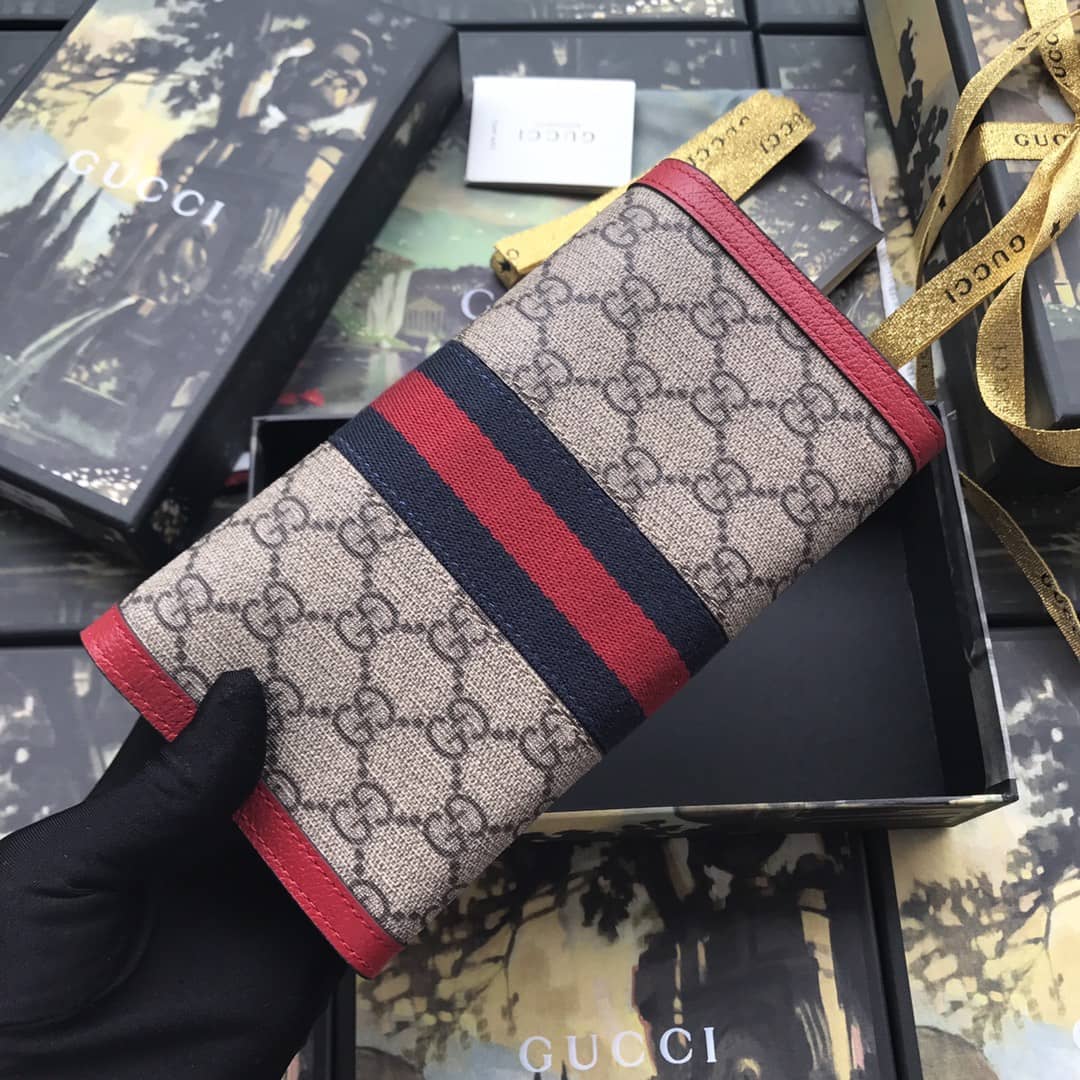 Gvc*1 Queen Margaret Bee Leather Continental Flap Wallet Replica 476064