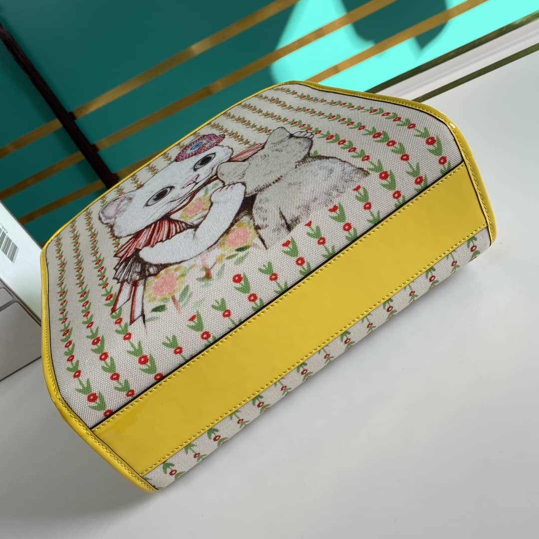 Gvc*1 GG Printed Multicolor Kids Girl Tote Replica 605614