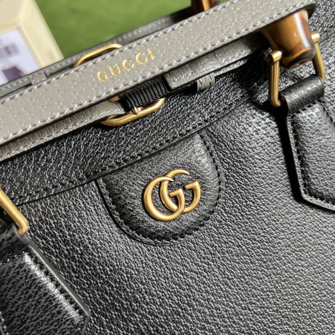 Gvc*1 Diana Medium Black 678842 Replica Tote Bag