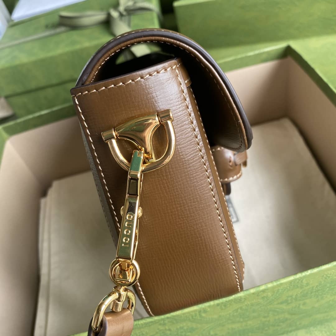 Gvc*1 1955 Horsebit Svp*me GG Canvas Mini Shoulder Bag Replica 658574