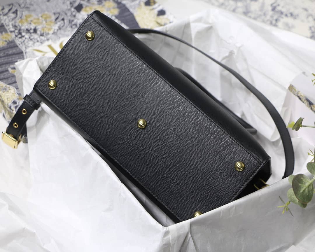 Chr1st1an D10r Box Calfskin Large St. Honore Tote