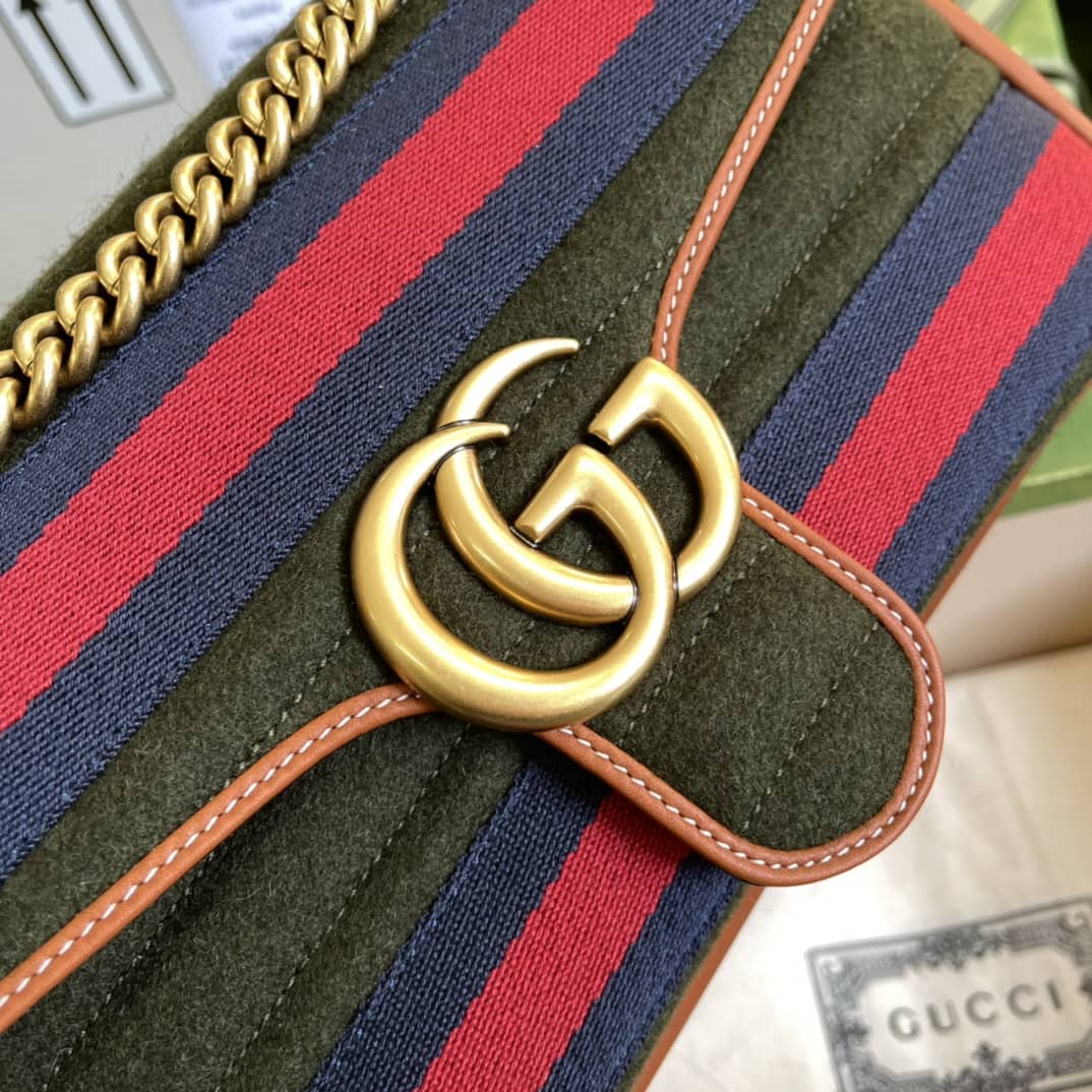 Gvc*1 Marmont GG Small matelassé Shoulder Bag Replica 443497