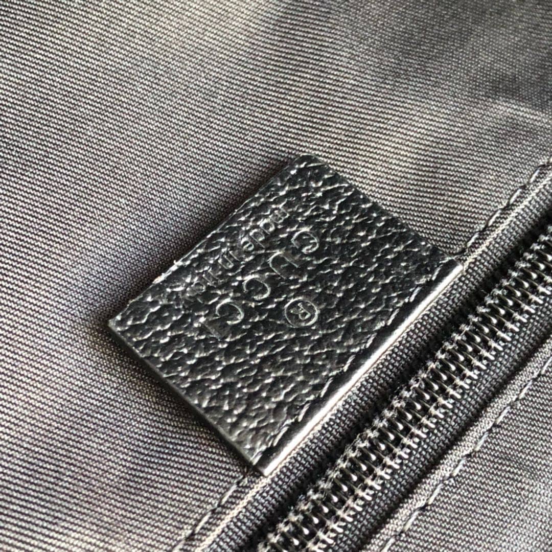 Gvc*1 GG Canvas Shoulder Bag Replica Black 110054