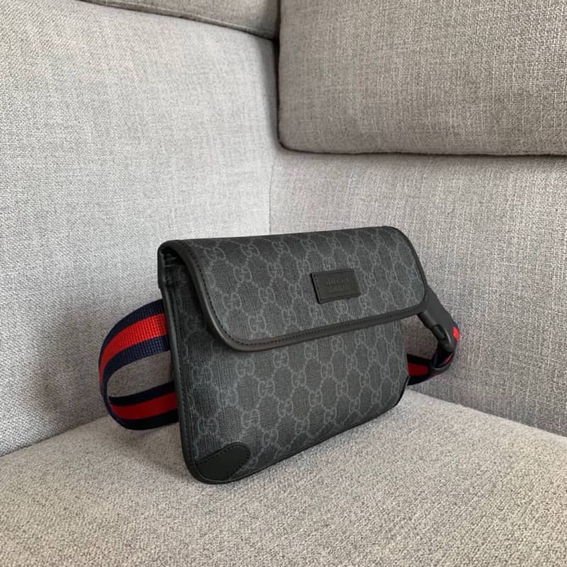 Gvc*1 GG Psychedelic Belt Bag Replica Black 598113