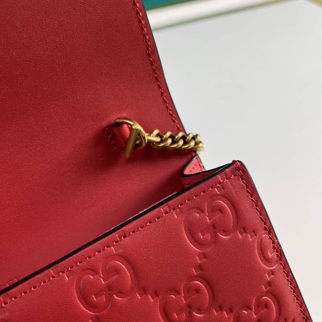 Gvc*1 Svp*me GG Mini Bag With Cherries Replica 481291