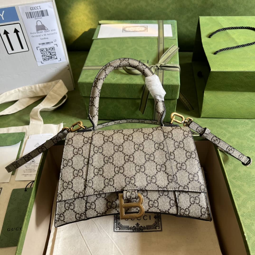 Gvc*1 Bag Dupe x Ba1en*iaga Small Hourglass 681697