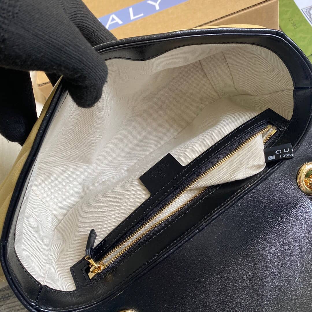 Gvc*1 GG Marmont Matelasse Shoulder Bag Replica Blue Yellow 443497