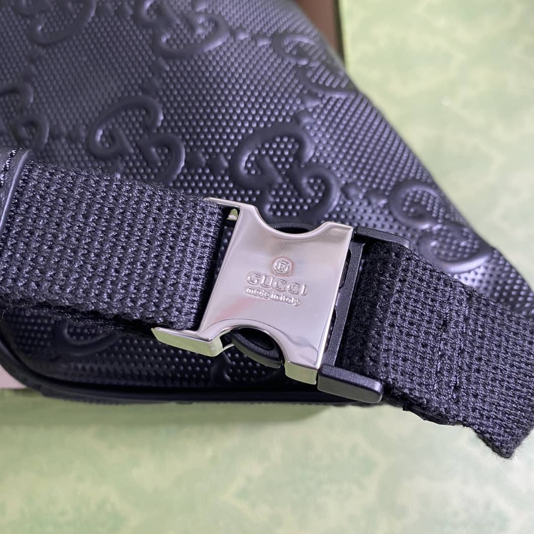 Gvc*1 GG Embossed Belt Bag Replica 658582