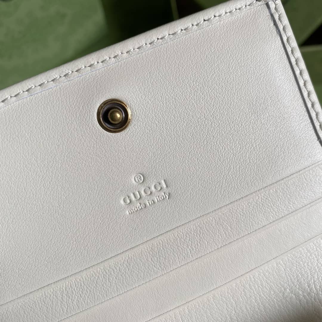 Gvc*1 Diana Leather Card Case Wallet Replica 658244
