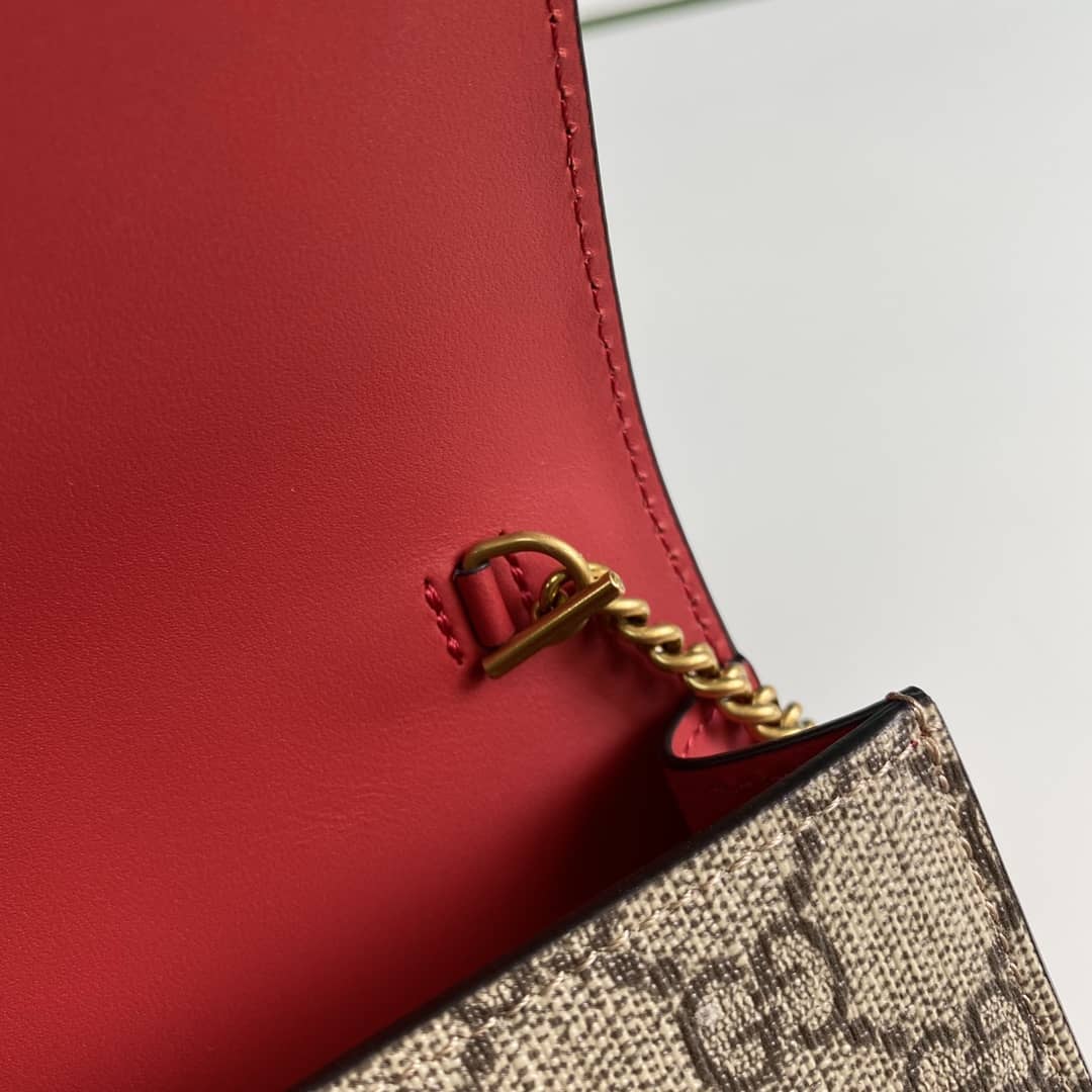 Gvc*1 Svp*me GG Mini Bag With Cherries Replica 481291