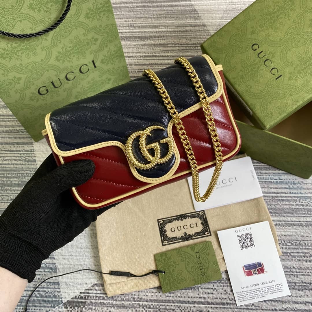 Gvc*1 Marmont GG Mini Chain Shoulder Bag Replica 574969