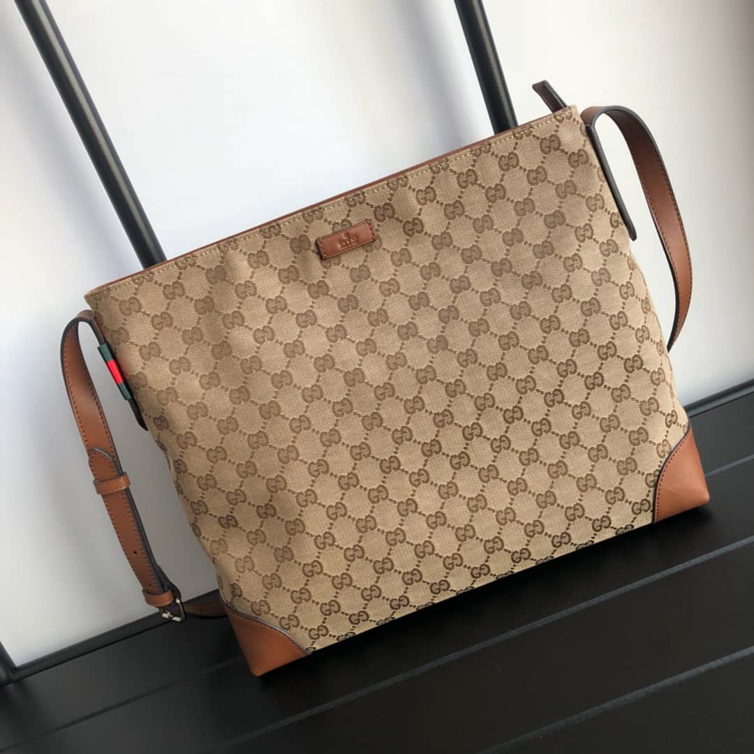 Gvc*1 GG Canvas Shoulder Bag Replica Brown 308930